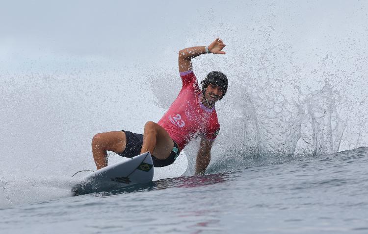 João Chianca, o Chumbinho, em ação nas oitavas de final contra Boukhiam