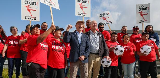 Trabalhadores de estádio da Copa nos EUA ameaçam greve
