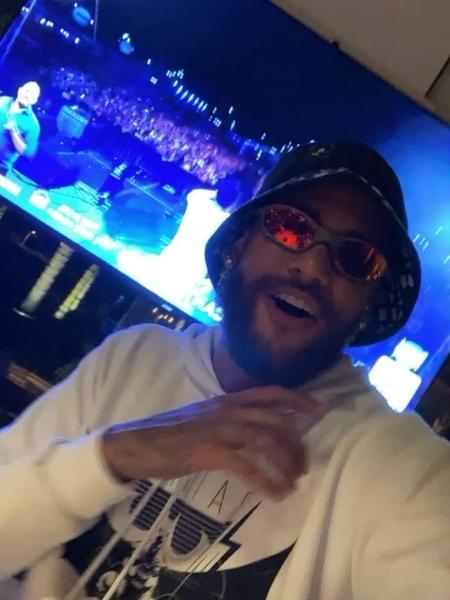 Neymar curte live de Wesley Safadão - Reprodução/Instagram