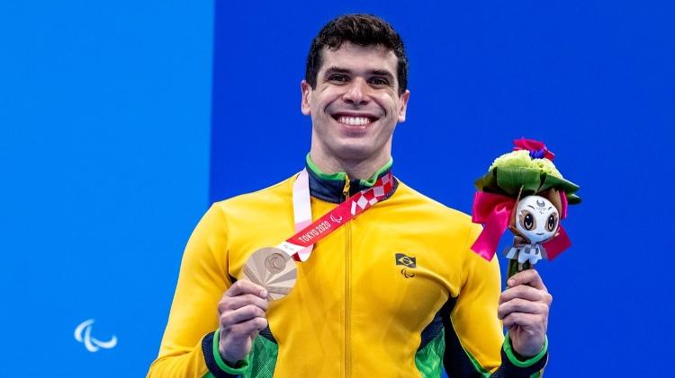 Phelipe Rodrigues conquistou o bronze nos 50 m livre da classe S10