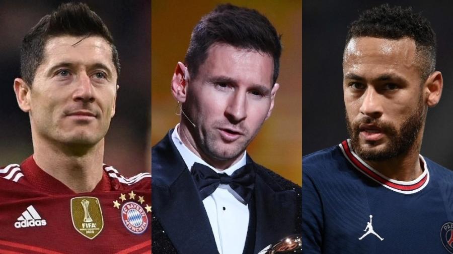 Messi ganhou a Bola de Ouro, mas muita gente viu Lewandowski como o melhor do ano - FRANCK FIFE/CHRISTOF STACHE/AFP