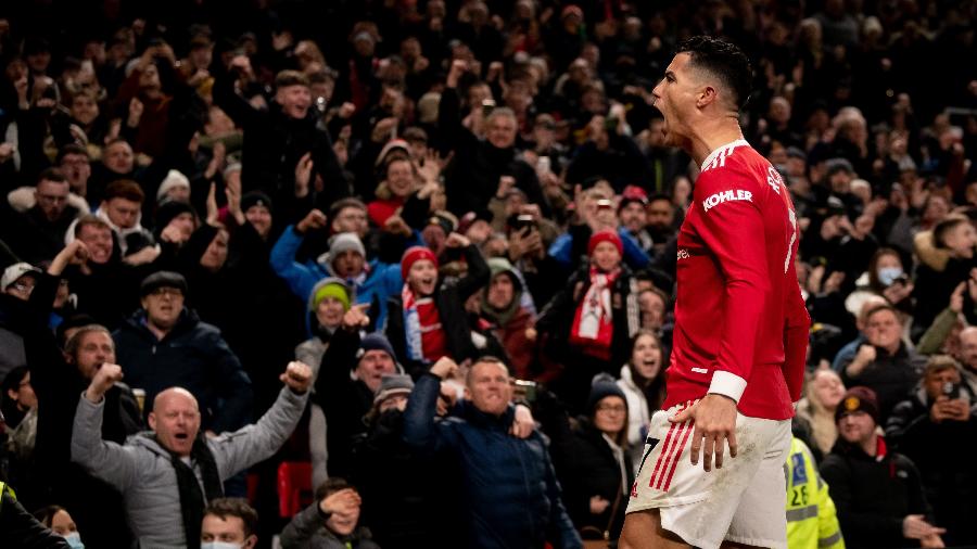 Cristiano Ronaldo encerra jejum de gols em vitória do Manchester United sobre o Brighton - Ash Donelon/Manchester United via Getty Images