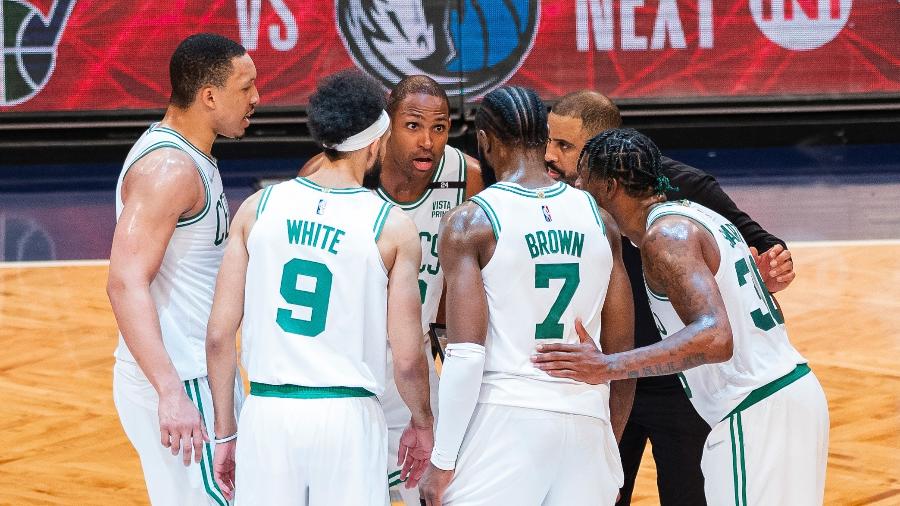 O time do Boston Celtics, um dos favoritos ao título da NBA - NBA/Twitter