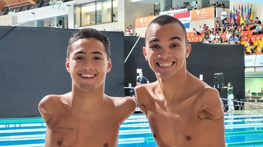 Samuca e Tiago Oliveira, primos e medalhistas da natação paralímpica - Guilherme Yoshida/CPB