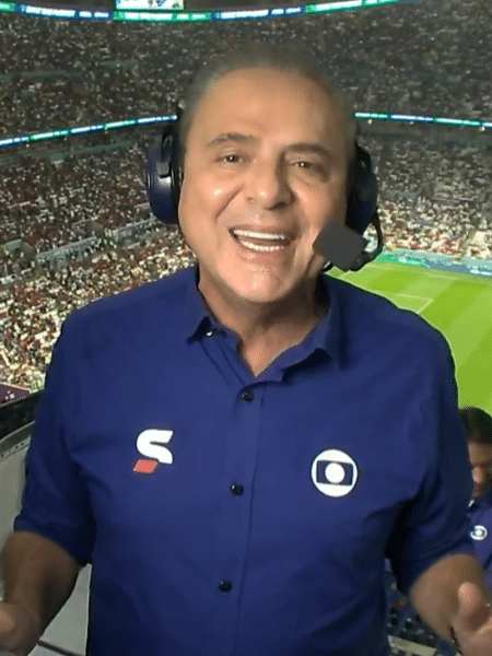 Luis Roberto vai narrar estreia do Palmeiras na Libertadores em transmissão da Globo - Reprodução/TV Globo