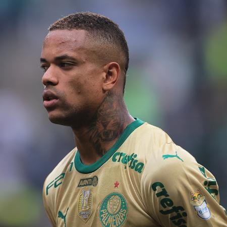 Caio Paulista, do Palmeiras, em partida contra o Criciúma no Allianz Parque