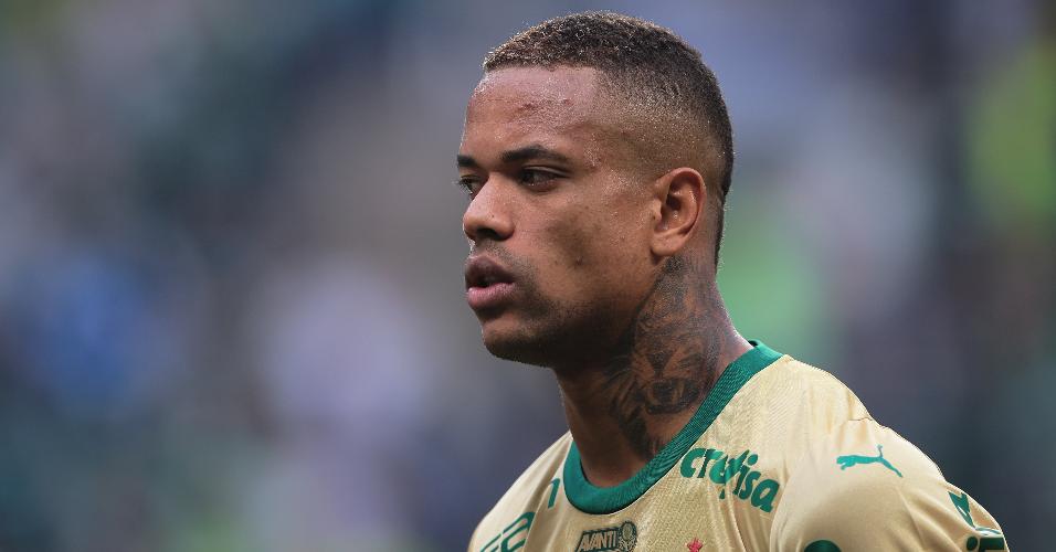 Caio Paulista, do Palmeiras, em partida contra o Criciúma no Allianz Parque