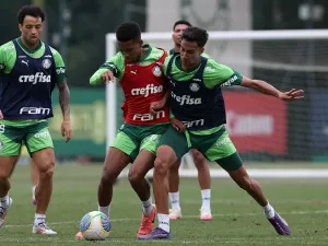 Palmeiras treina e Estêvão puxa fila de lesionados que podem voltar ao time