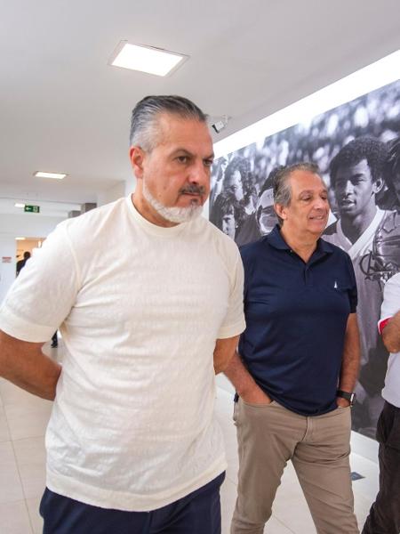 José Boto e Bap no CT do Flamengo