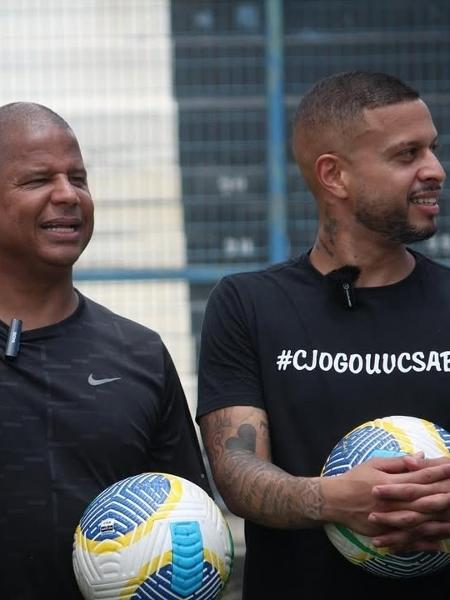 Marcelinho Carioca e o filho, Lucas Surcin