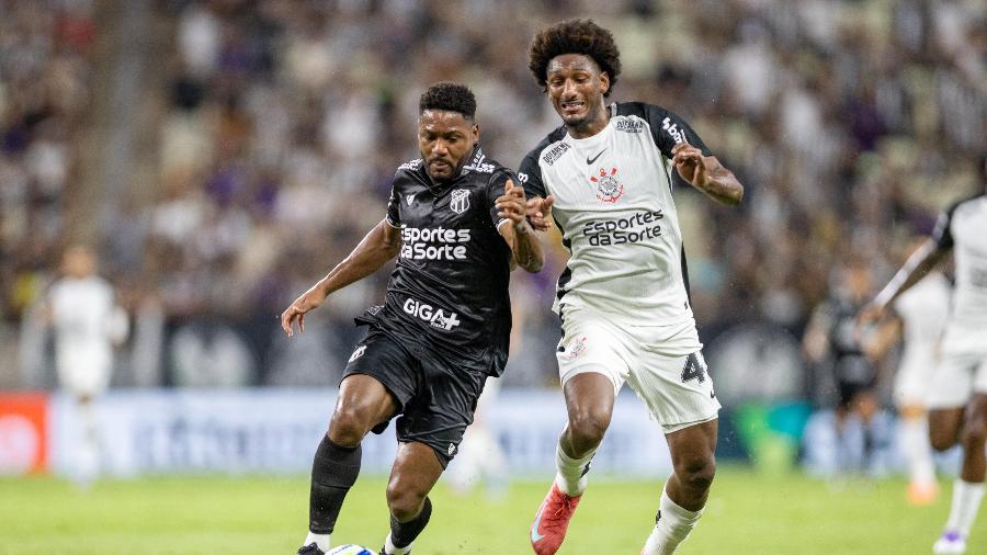 Talles Magno em ação durante Ceará x Corinthians, duelo do Brasileirão Talles Magno em ação durante Ceará x Corinthians, duelo do Brasileirão