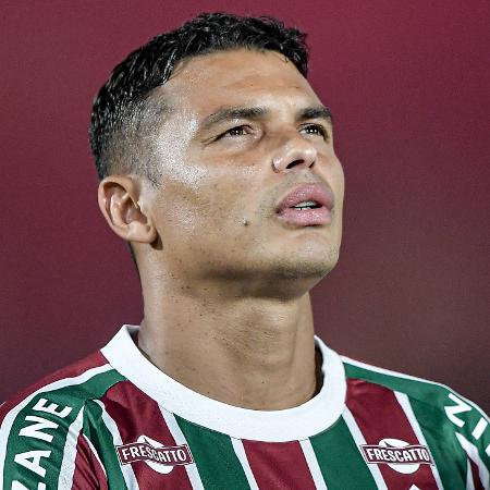 Thiago Silva, zagueiro do Fluminense, durante jogo contra o Cruzeiro no Brasileirão Thiago Silva, zagueiro do Fluminense, durante jogo contra o Cruzeiro no Brasileirão