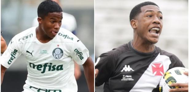 Última final entre Palmeiras e Vasco na base teve Endrick x Rayan