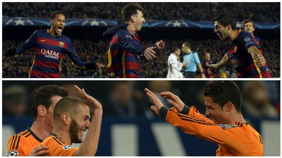 Trios de ataques poderosos são os destaques de Barça e Real - Albert Gea/Patrick Stollars