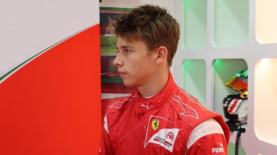 Arthur Leclerc foi anunciado como piloto da Academia da Ferrari - Ferrari/Divulgação