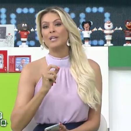 Renata Fan critica pichação na Arena Corinthians antes do dérbi - Reprodução/Bandeirantes