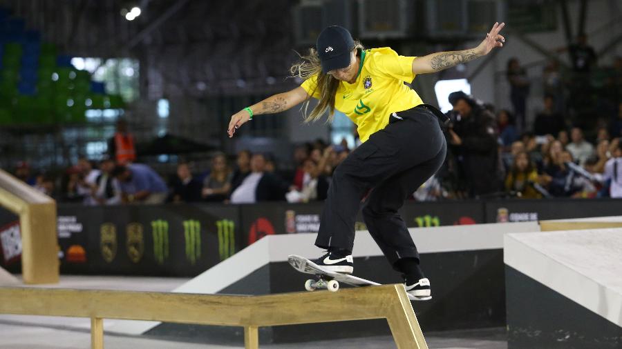Pâmela Rosa é a skatista número 1 do Brasil na categoria street - REUTERS/Amanda Perobelli