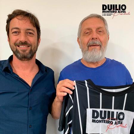 Duilio Monteiro Alves com apoiador Antônio Rachid  - Reprodução/Instagram