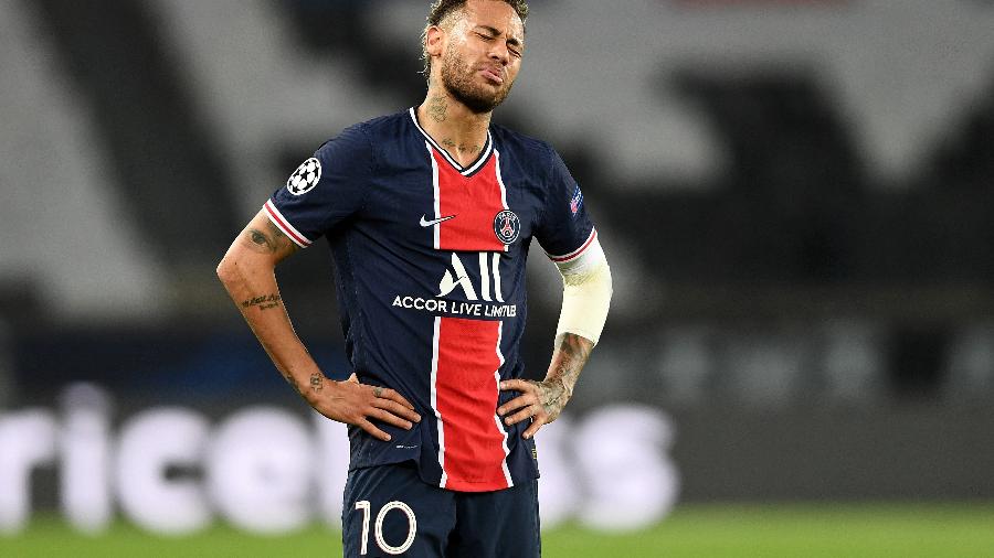 PSG de Neymar foi derrotado pelo Manchester City, mas brasileiro segue confiante  - Alexander Scheuber - UEFA/UEFA via Getty Images
