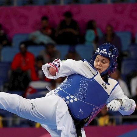 A atleta brasileira do parataekwondo, Débora Menezes