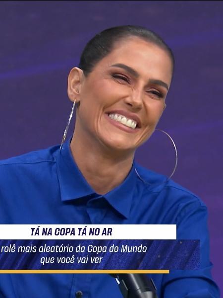Deborah Secco estreia como comentarista do SporTV na Copa do Mundo - Reprodução