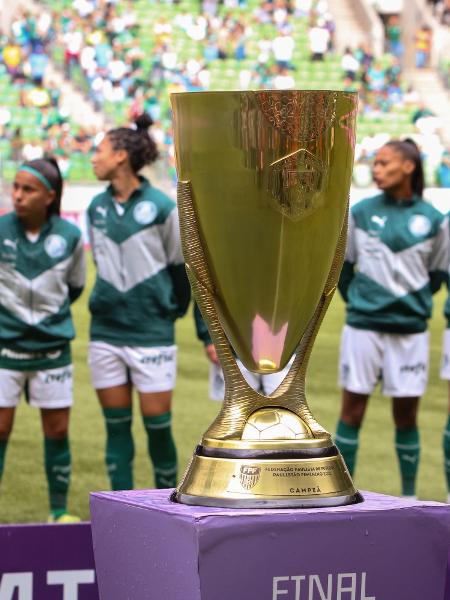 Palmeiras foi campeão do Paulistão Feminino em 2022 após bater o Santos na final - TOMZÉ FONSECA/FUTURA PRESS/ESTADÃO CONTEÚDO