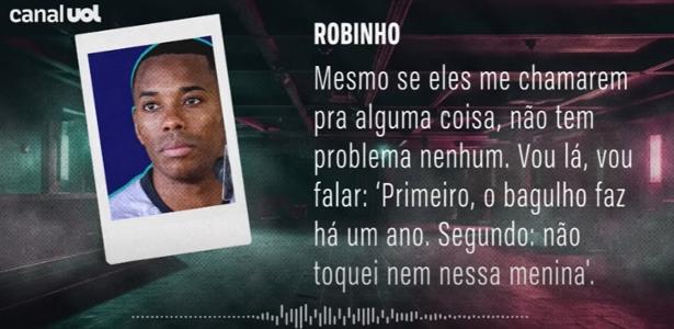 Arte do podcast Os Grampos de Robinho