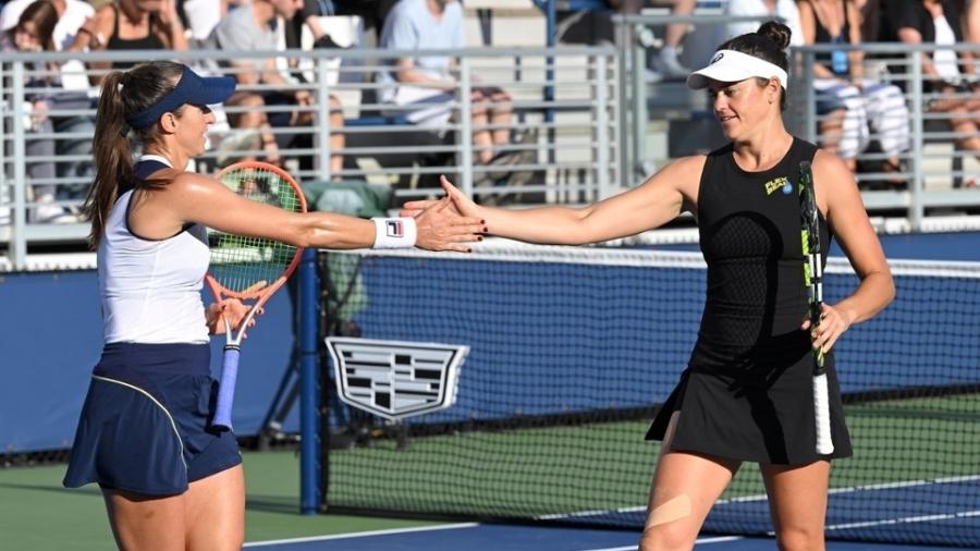 Luisa Stefani e Jennifer Brady na segunda rodada de duplas do US Open de 2023