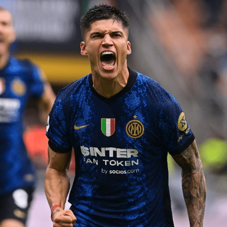 Joaquín Correa comemora gol da Inter sobre a Udinese no Campeonato Italiano - Divulgação/Inter