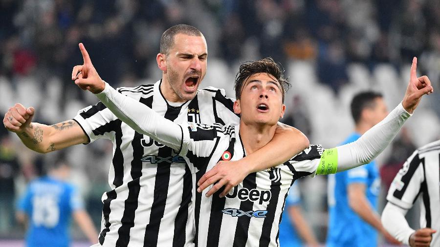 Dybala comemora gol da Juventus contra o Zenit, pela Liga dos Campeões - AFP
