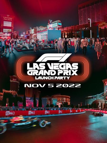 Anúncio da festa de lançamento da venda de ingressos para o GP de Las Vegas - Las Vegas Grand Prix