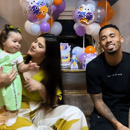 Helena, Raiane Lima e Gabriel Jesus  - Reprodução/Instagram