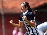 Gato preto invade campo durante Santos e Atlético-MG; veja