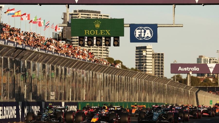 GP da Austrália de 2023 teve bandeira vermelha e relargadas
