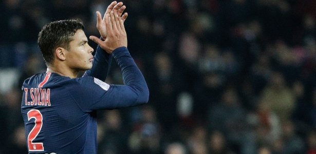 Desde que chegou ao PSG, Thiago Silva atuou em 262 partidas - Geoffroy VAN DER HASSELT / AFP