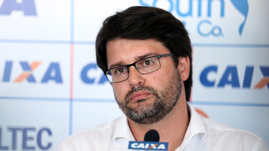 Guilherme Bellintani, presidente do Bahia, defendeu a volta do futebol, mas considera "temerosa" presença de público - Felipe Oliveira / EC Bahia