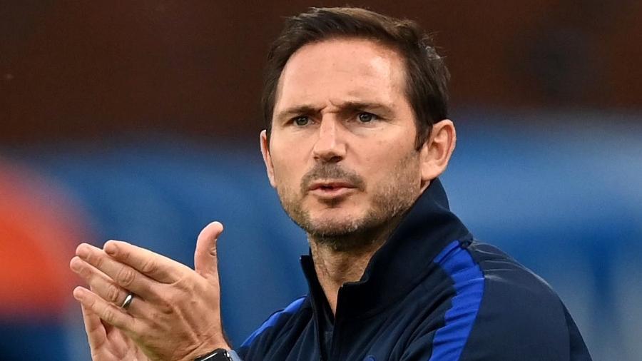 O técnico do Chelsea, Frank Lampard, durante jogo contra o Crystal Palace - Darren Walsh/Chelsea FC via Getty Images