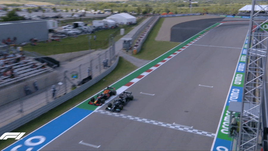 Hamilton e Verstappen protagonizam "pega" durante treino livre do GP dos Estados Unidos - Transmissão F1