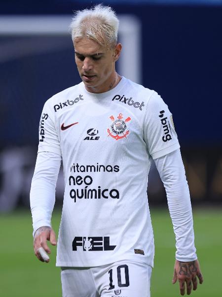 Róger Guedes se lamenta em Independiente Del Valle x Corinthians, jogo da Libertadores - Franklin Jacome/Agencia Press South/Getty Images