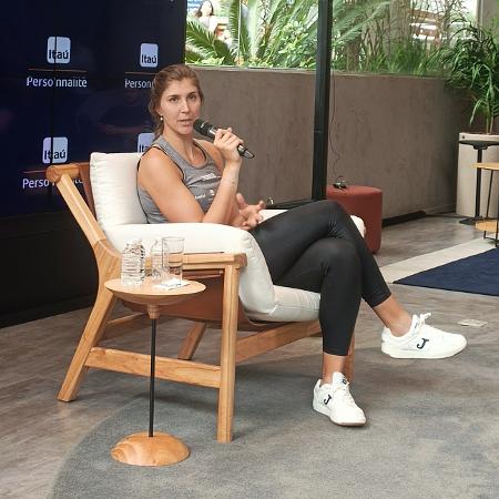 Bia Haddad em entrevista coletiva após a conquista do título do WTA Elite Trophy