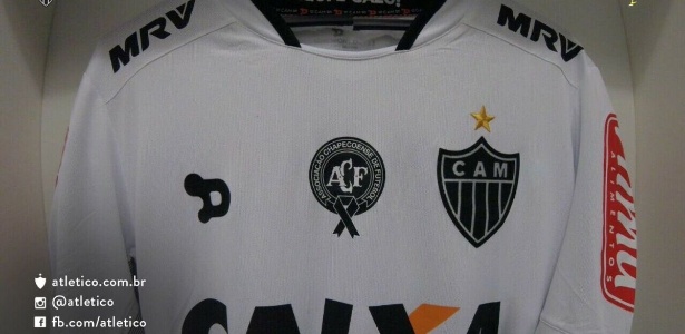 Atlético-MG vai homenagear a Chapecoense na camisa que vai usar diante do Grêmio - Divulgação Atlético-MG