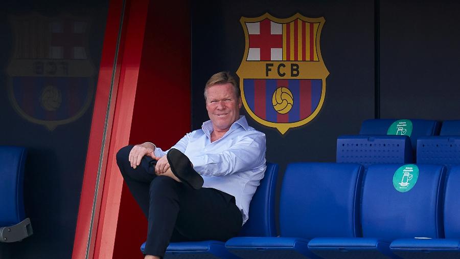 Ronald Koeman, técnico do Barcelona - Pedro Salado/Quality Sport Images/Getty Images