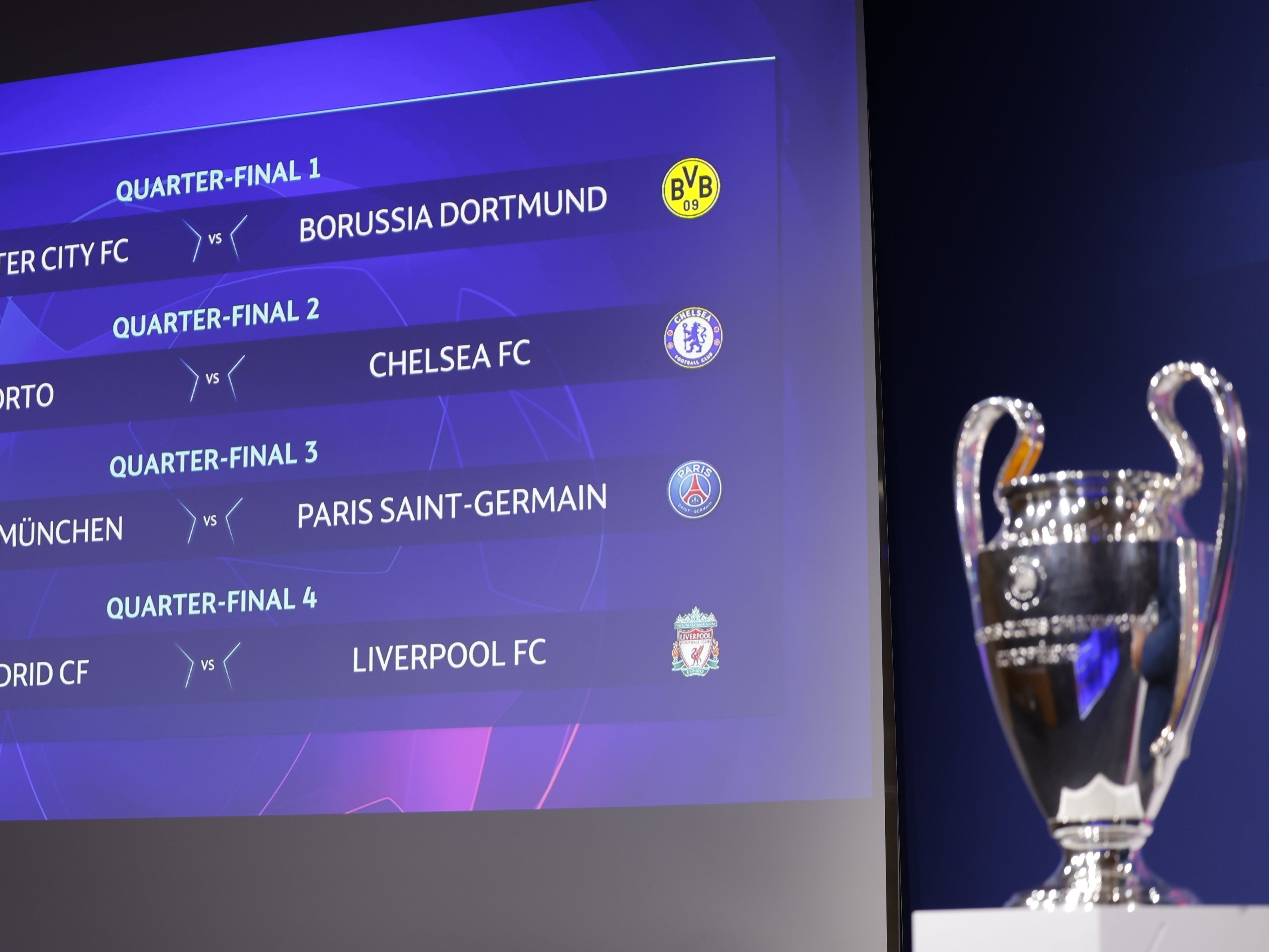 As Quartas-de-final da Uefa Champions League 2018-19