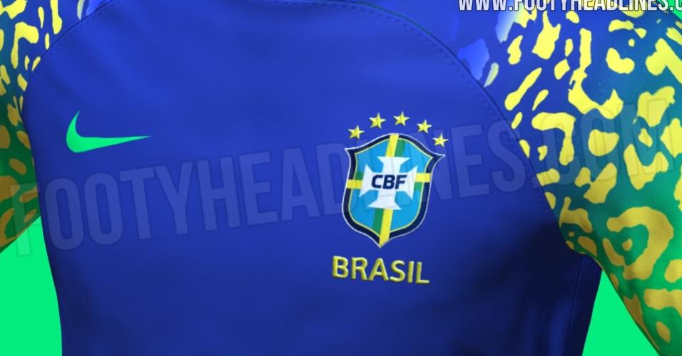 Suposta camisa do Brasil para Copa de 2022