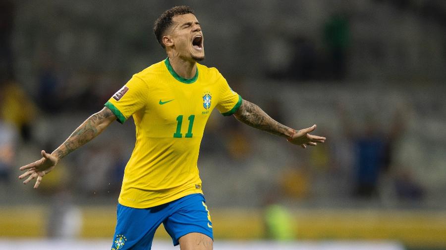 Phillipe Coutinho fez golaço na vitória da seleção brasileira contra o Paraguai - Lucas Figueiredo/CBF