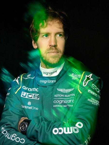 O tetracampeão Sebastian Vettel, que está com Covid e vai perder o GP do Bahrein - Aston Martin