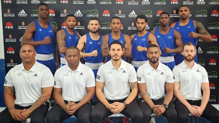 Equipe da seleção brasileira de boxe que vai disputar o Mundial no Uzbequistão - Reprodução/Instagram