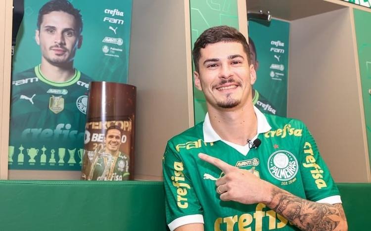 Rômulo assinou contrato com o Palmeiras até o final de 2028