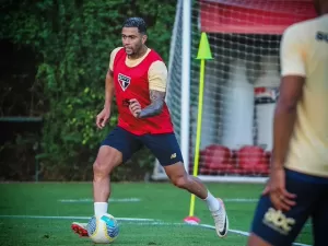 São Paulo: Wellington Rato treina com o elenco e pode enfrentar o Inter
