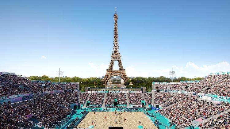 Torre Eiffel vai receber as competições de vôlei de praia 